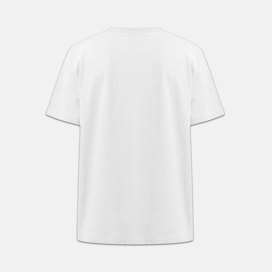 Nachhaltiges Oversized Unisex T-Shirt in Weiß von Natura Umbra – Stanley/Stella Freestyler als Back Ghost-Mockup.