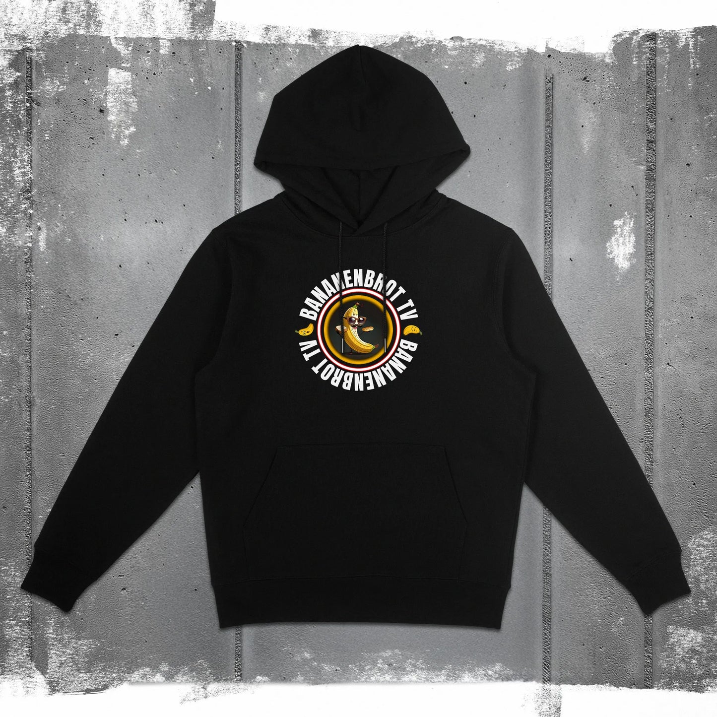 "Bananenbrot TV Logo" - Unisex Hoodie aus Bio-Baumwolle