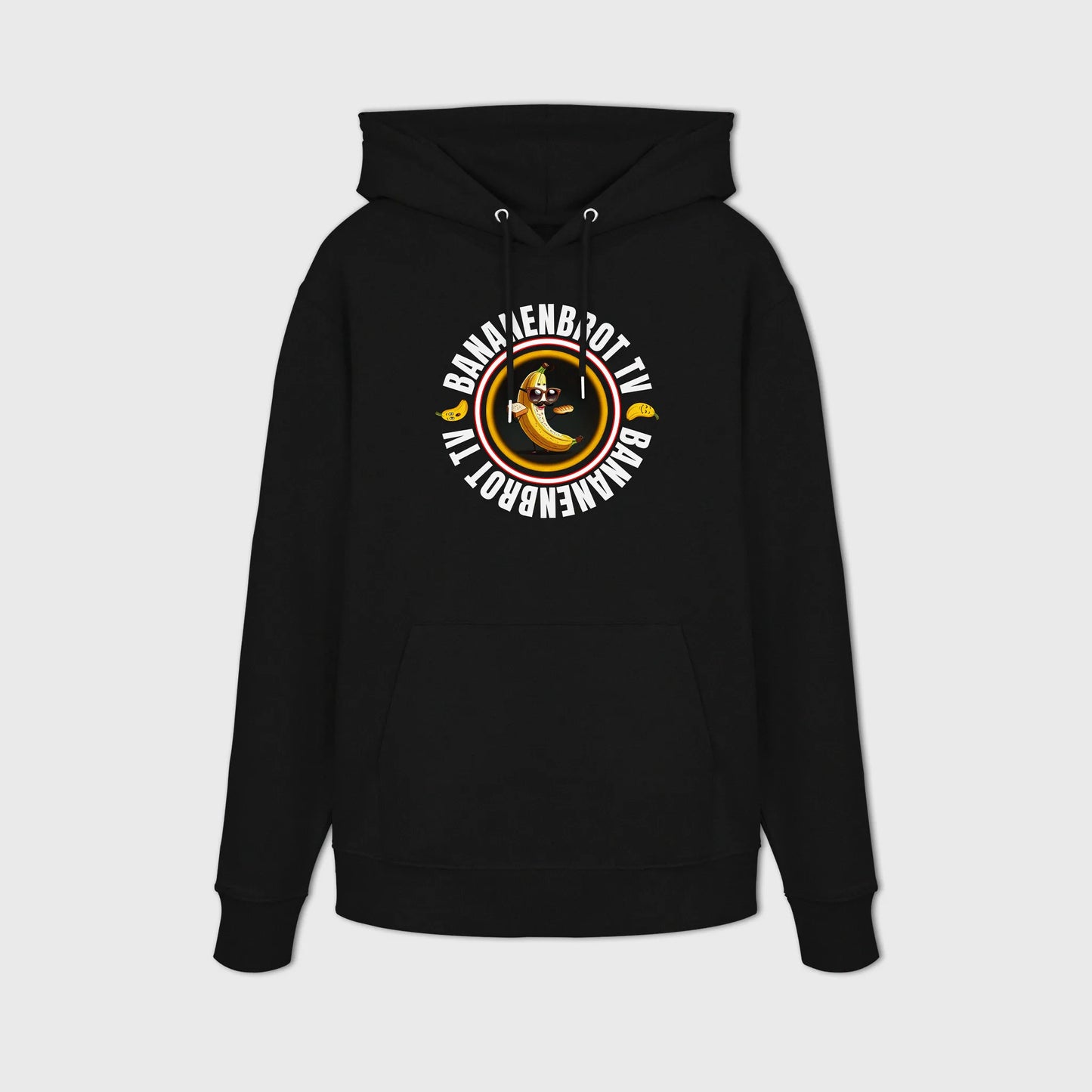 "Bananenbrot TV Logo" - Unisex Hoodie aus Bio-Baumwolle