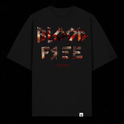 "XBL00D FR33X" - Unisex Oversized T-Shirt aus Bio-Baumwolle