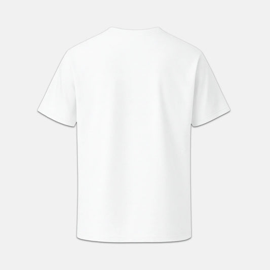 Nachhaltiges Unisex T-Shirt von Natura Umbra in Weiß – Back Stanley/Stella Creator 2.0 als Ghost-Mockup.